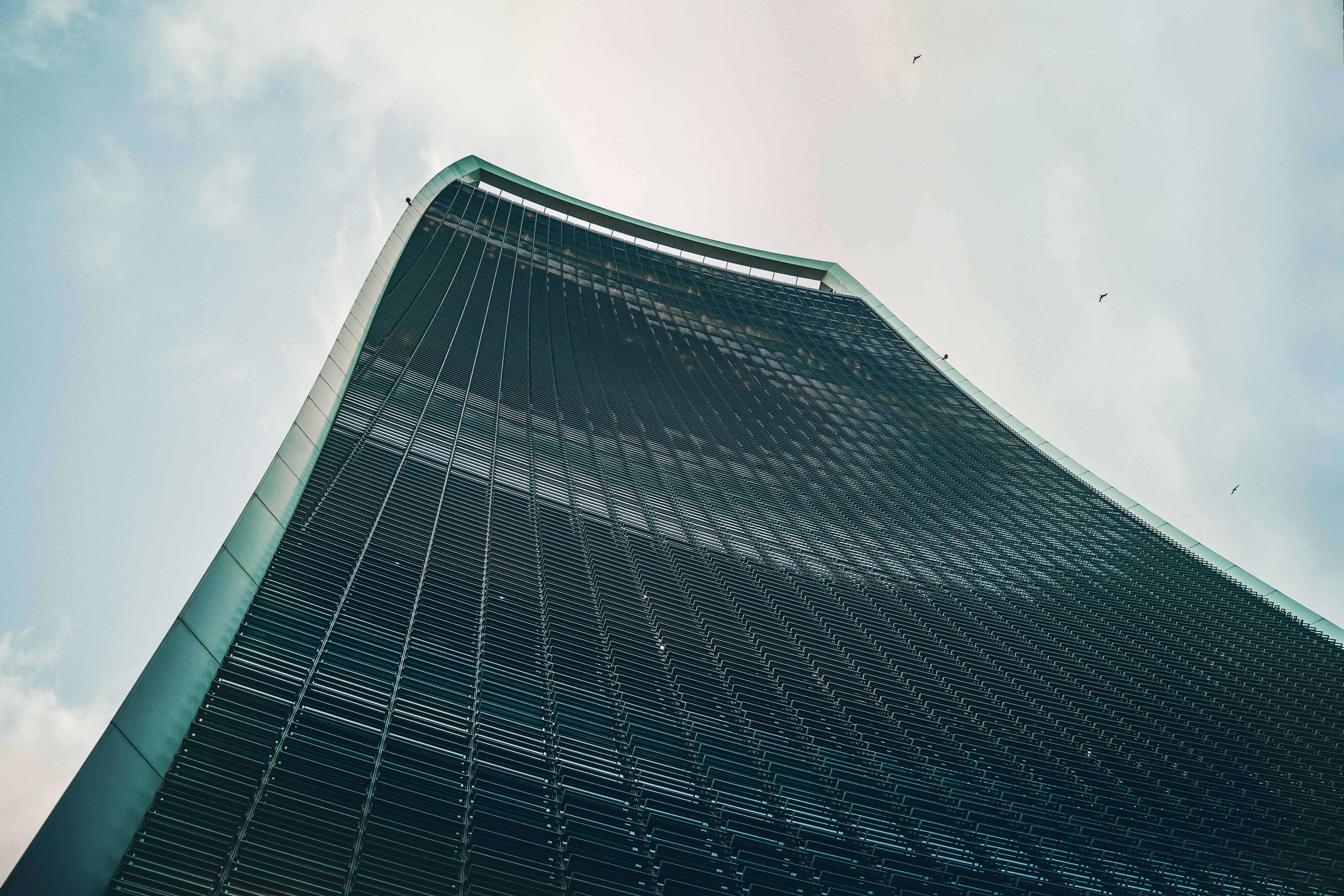 black high rise building under white sky